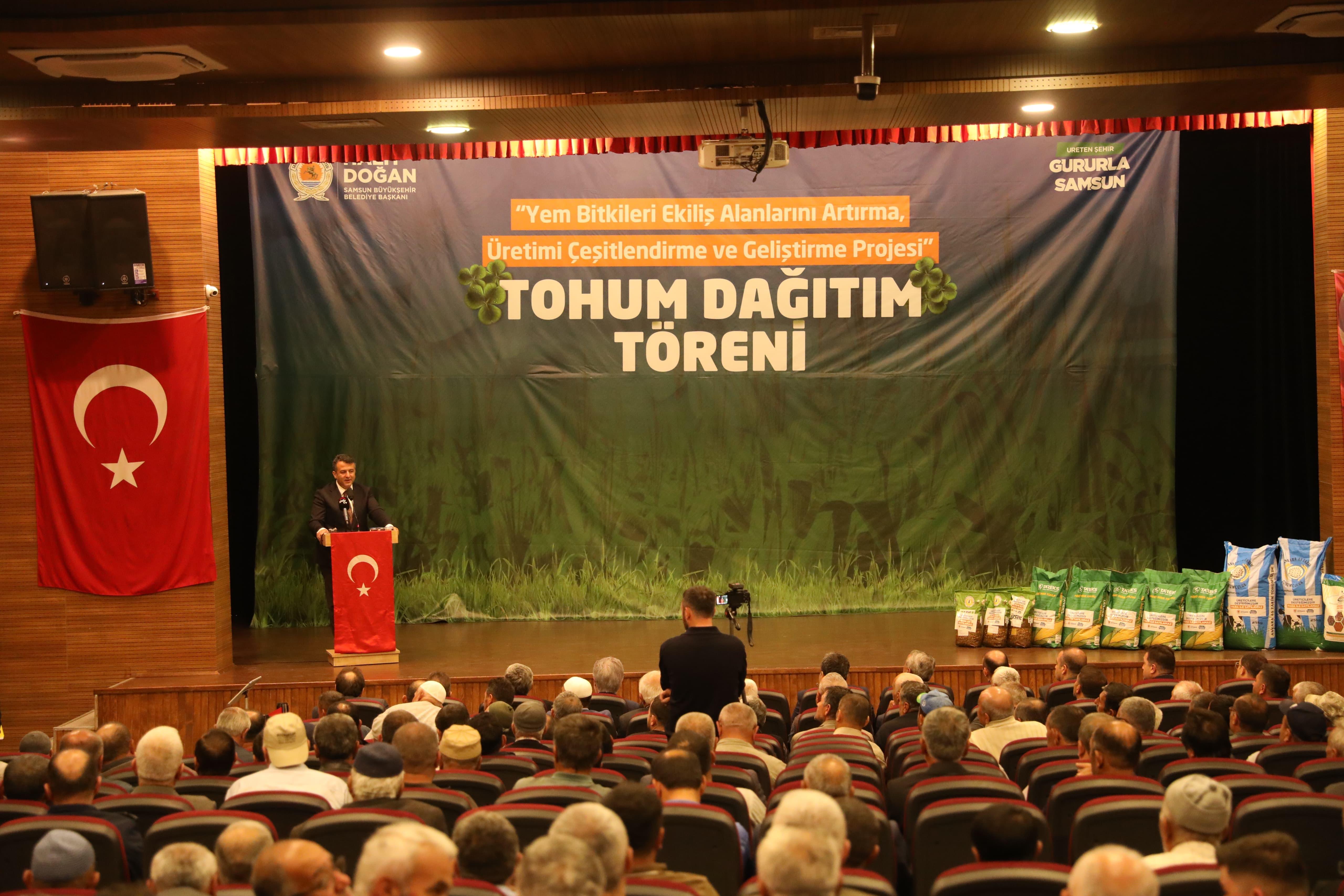 Başkan Doğan: Samsun'umuzu tarımda hak ettiği zirveye taşıyacağız