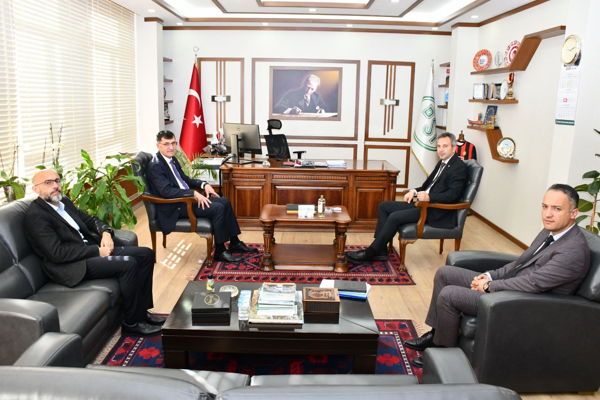 Başkan Kahveci, Eskişehir DSİ 3. Bölge Müdürü Şan'ı ziyaret etti