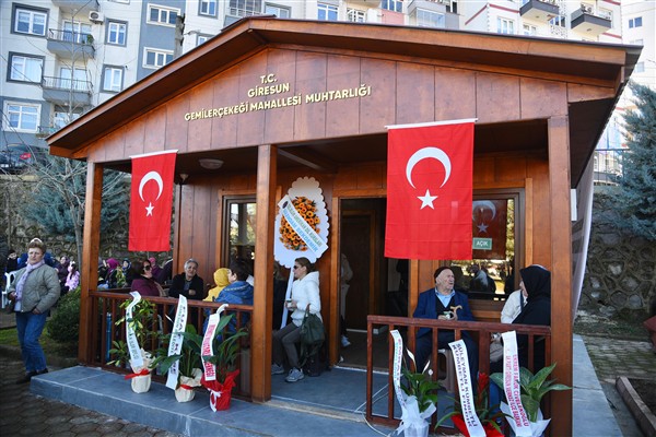 Giresun'da muhtar evi açılışı gerçekleştirildi