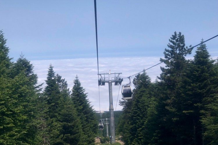 Kurban Bayramında teleferik sistemi çalışmadı<