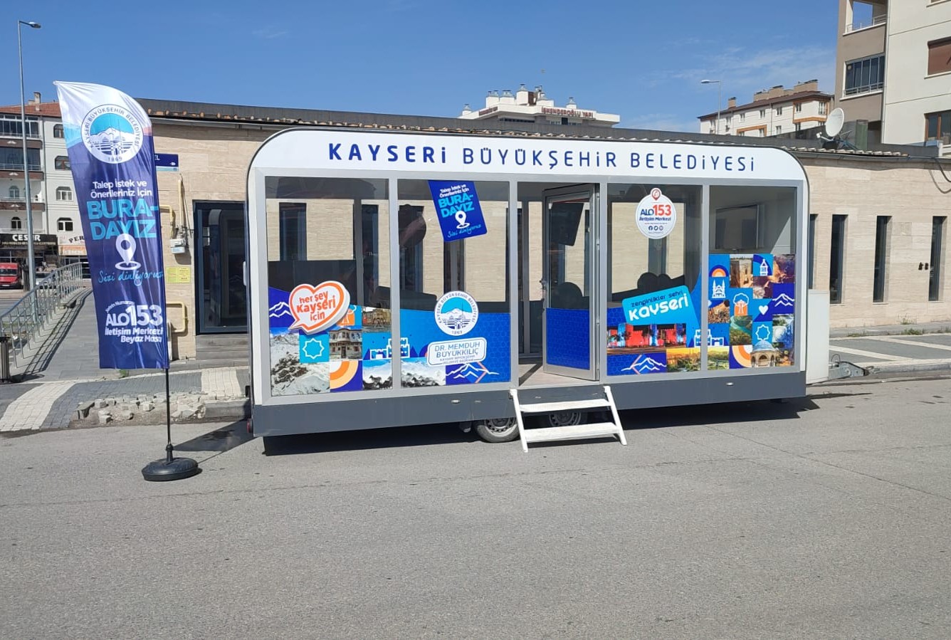 Kayseri Büyükşehir Belediyesi'nden Mobil Beyaz Masa projesi<