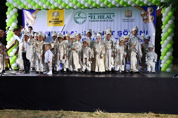 Konya Büyükşehir Belediyesi, Üsküp'te sünnet şöleni düzenledi