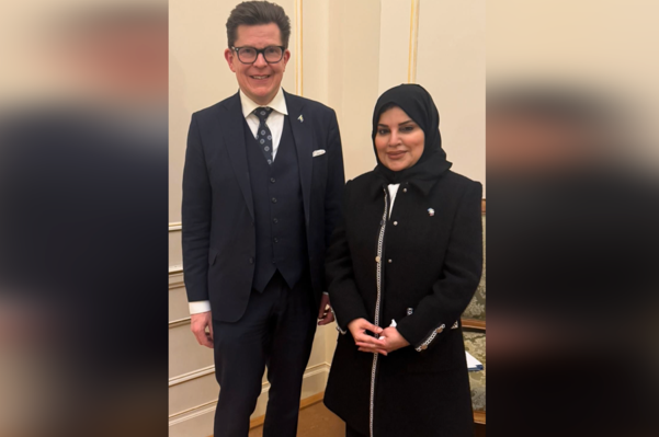 İsveç Parlamentosu Başkanı Norlen, Katar Devleti Büyükelçisi ile görüştü<