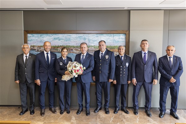 Tuğluoğlu ve şube müdürleri, Başkan Seçer'i ziyaret etti