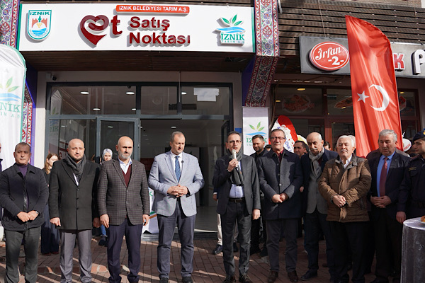 İznik’te Et Satış Noktası hizmete açıldı