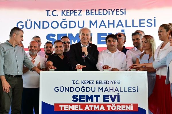 Kepez’de Gündoğdu Mahallesi Semt Evi’nin temeli atıldı<