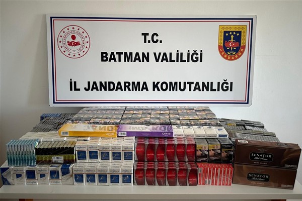 Batman'da bin 358 paket bandrolsüz sigara ele geçirildi.