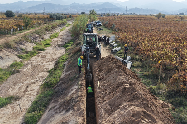 MASKİ'den Alaşehir'de altyapı çalışması