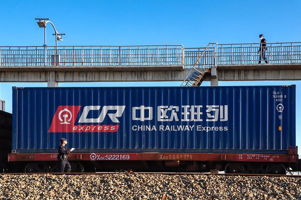Xinjiang'dan Avrupa'ya yük treni sayısı ortalama yüzde 55,1 arttı