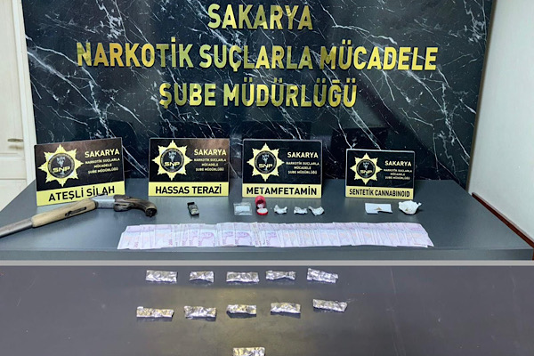 Sakarya’da uyuşturucu operasyonu