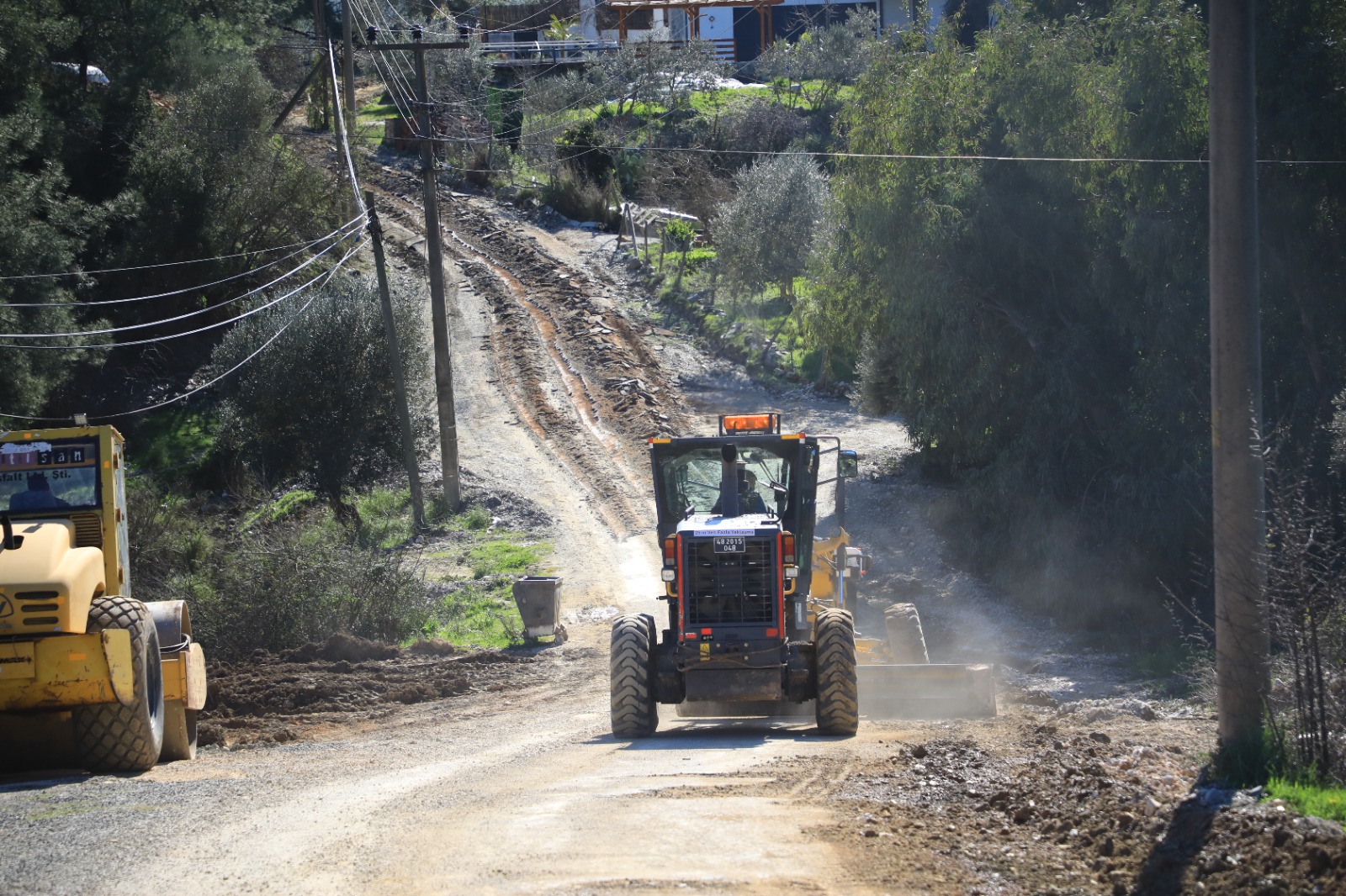 Muğla Büyükşehir Belediyesi'nden Ula Ataköy’e 13.5 milyonluk yol yatırımı