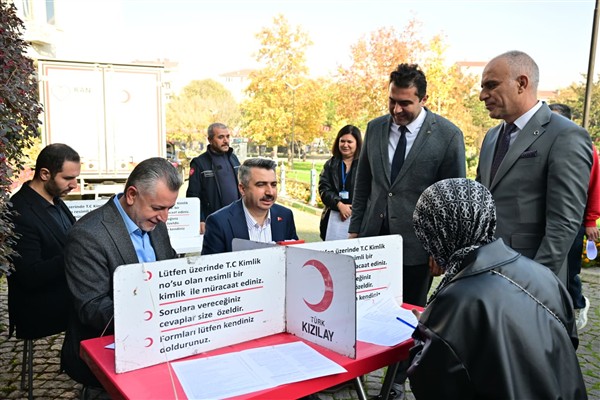 Başkan Yılmaz: Kan acil değil, sürekli bir ihtiyaçtır<