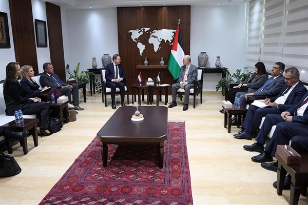 Filistin Başbakanı Mustafa ile Hollanda Dışişleri Bakanı Weel görüştü<