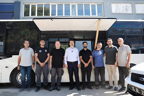  Bursa Büyükşehir'in mobil afet araçlarında sona gelindi<