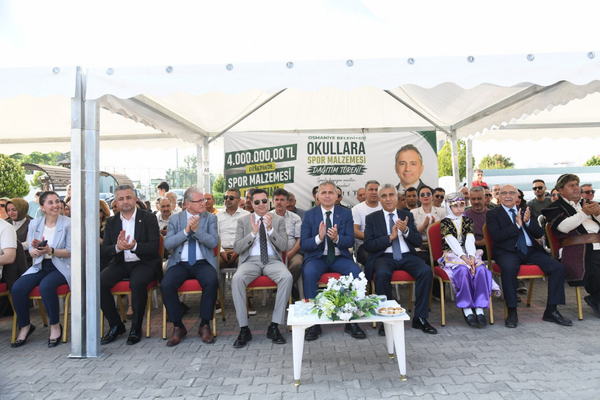 Osmaniye'de 113 okula 4 milyonluk  spor malzemesi desteği 