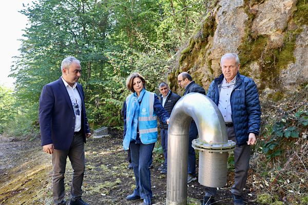 Başkan Ünlüce, Kalabak Suyu'nun kaynak alanlarında incelemeler yaptı<