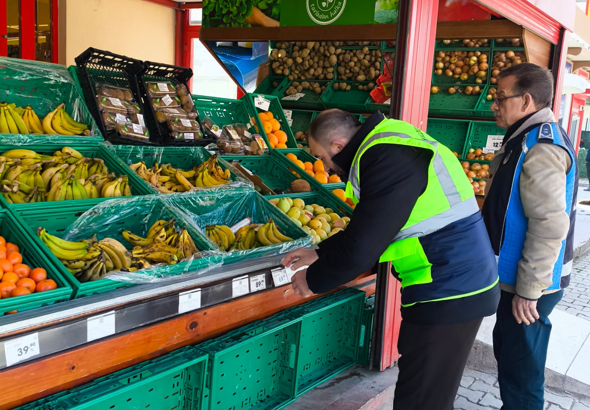 Yalova Hal Müdürlüğü’nden künye denetimi