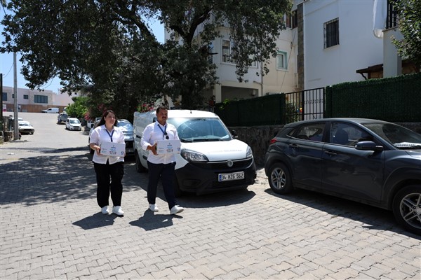 Bodrum Belediyesi'nden çocuklara süt desteği