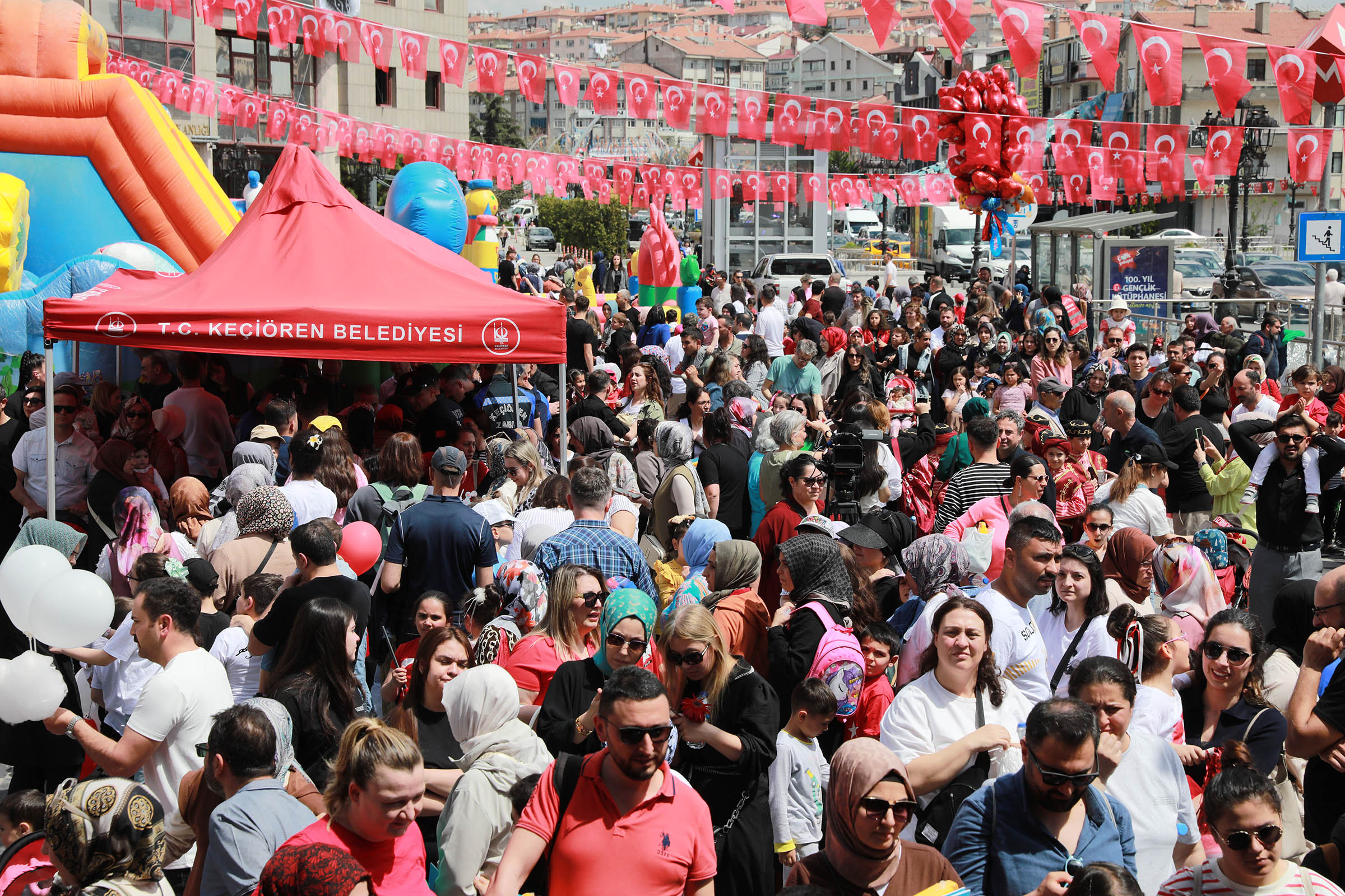 Keçiören’de 23 Nisan dolayısıyla etkinlik düzenlendi 