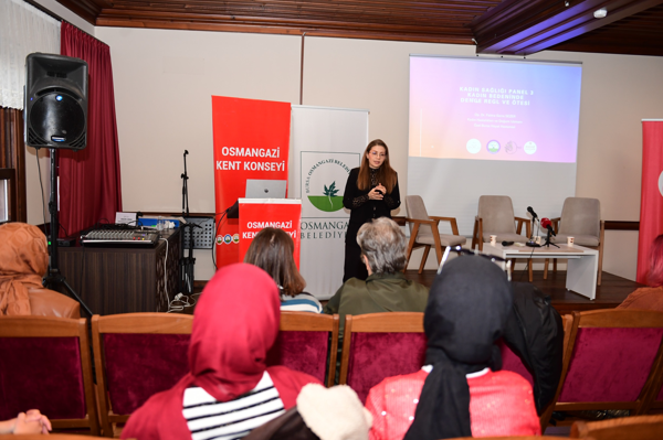 Osmangazi’de kadın sağlığı konuşuldu 