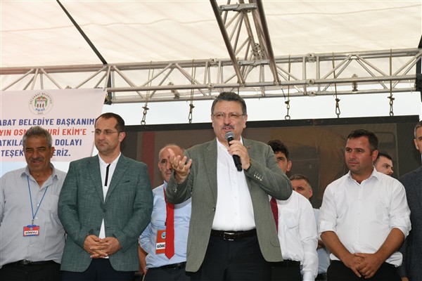 Başkan Genç: Ne söz verdiysek çok şükür havada bırakmadık 