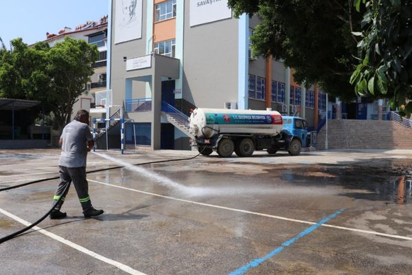 Gazipaşa’da okullar yeni döneme hazırlanıyor<
