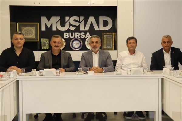 Anahtar Parti Bursa İl Başkanı Aslan'dan MÜSİAD Bursa Şubesi’ne ziyaret