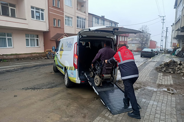 Ordu’da Engelsiz Taksi uygulaması hizmet vermeye devam ediyor<