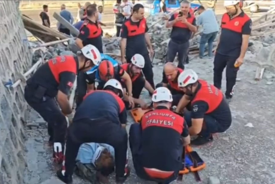 Bozova’da göçük: 4 yaralı<