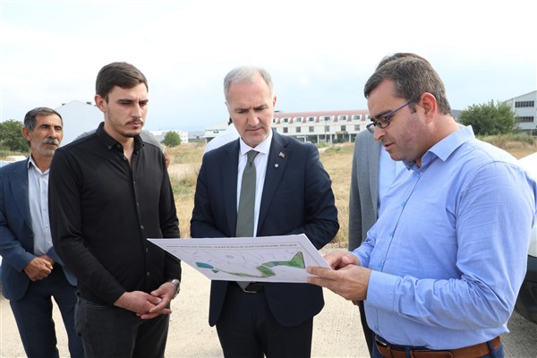 İnegöl Belediyesi koruluk alan için çalışmalara başladı<