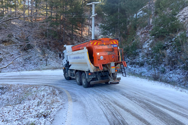 Aydın’da karla mücadele <