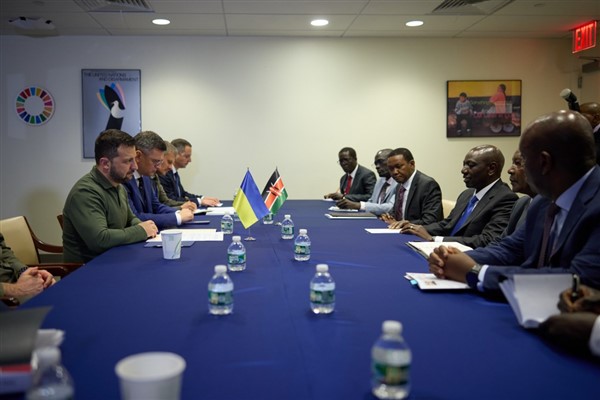 Zelenski, New York'ta Kenya Cumhuriyeti Devlet Başkanı Ruto ile görüştü