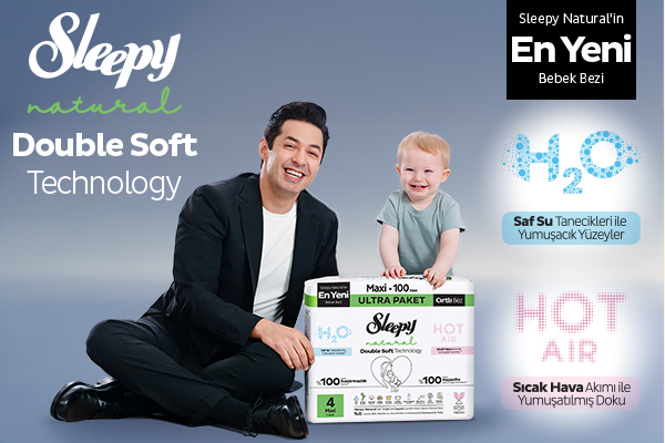 Sleepy’nin bebek bakımındaki 2. devrimi: Double Soft Technology<