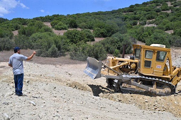 Köprübaşı'nda çok amaçlı gölet projesinin yüzde 80'i tamamlandı<