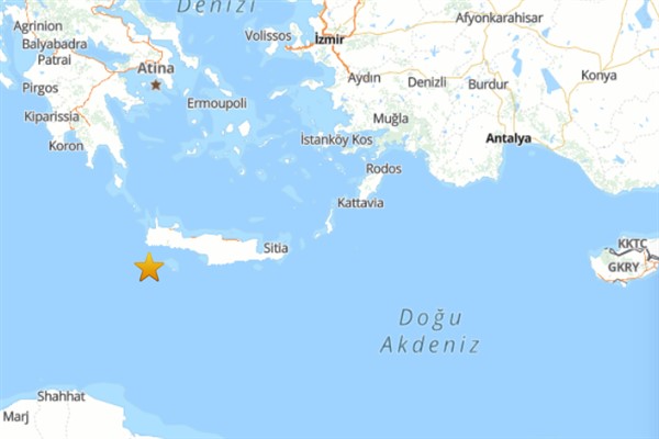 Akdeniz’de deprem<