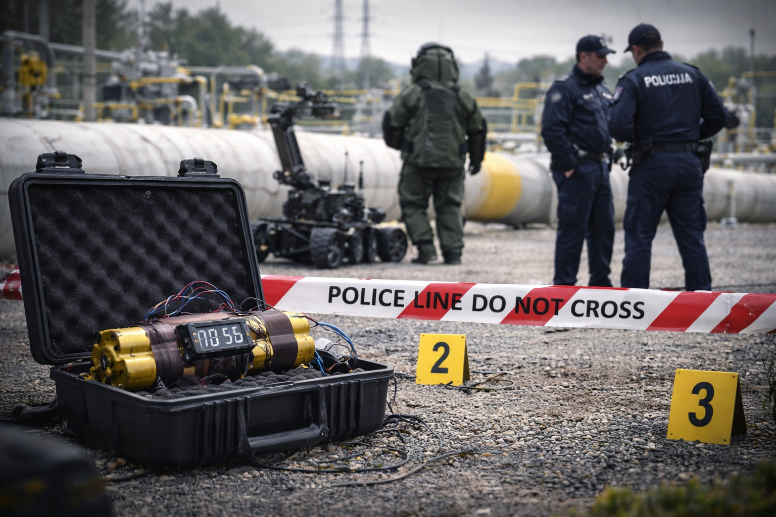 Sırbistan-Macaristan doğalgaz hattında patlayıcı bulundu<