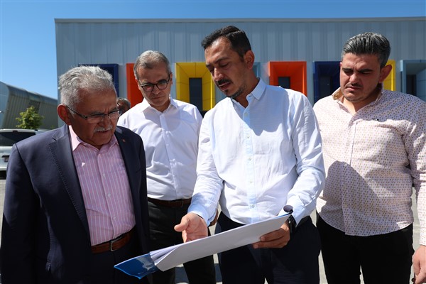 Başkan Büyükkılıç'tan Alzheimer Merkezi inşaatına inceleme<
