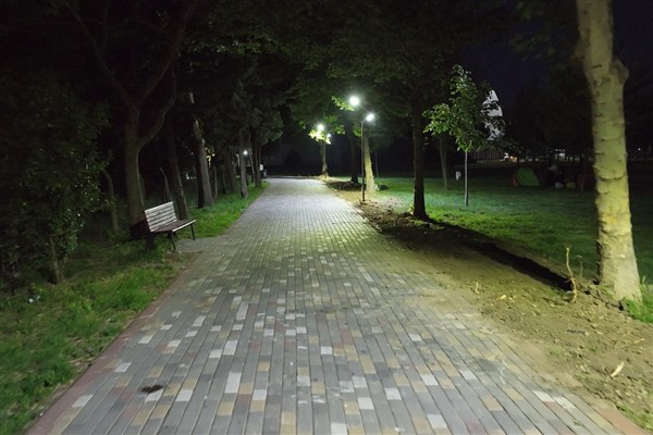 Karacabey Atatürk Kültür Parkı’nda aydınlatma dönüşümü<