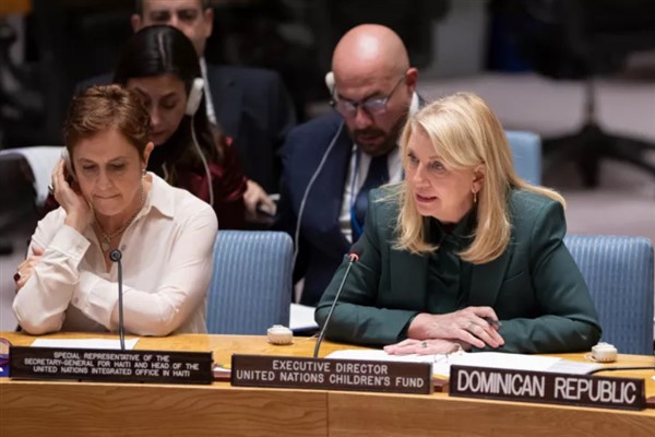 UNICEF İcra Direktörü Russell, Uluslararası İşbirliği Devlet Sekreteri Galiano ile görüştü<