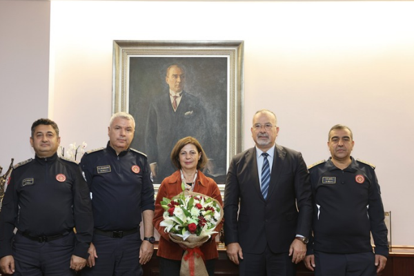 Eskişehir İtfaiyesinden Başkan Ünlüce’ye ziyaret