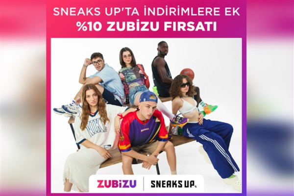 Spor giyim tutkunlarına Sneaks Up’ta ZUBİZU’dan yüzde 10 hediye ayrıcalığı<