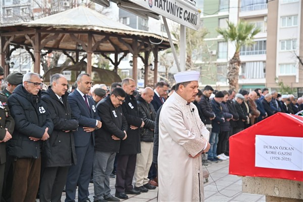 Kore gazisi Özkan son yolculuğuna uğurlandı