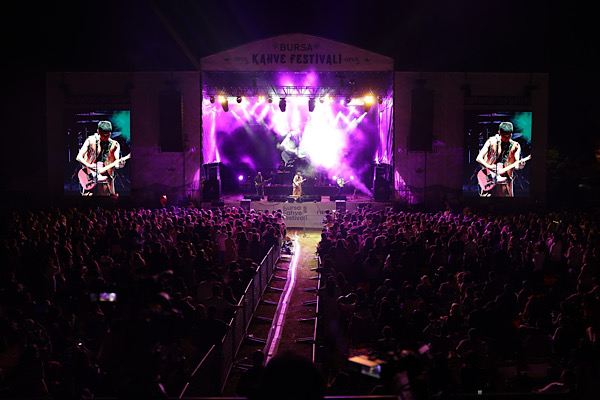 Bursa Kahve Festivali'nde kahve ve müzik etkinlikleri düzenlendi<