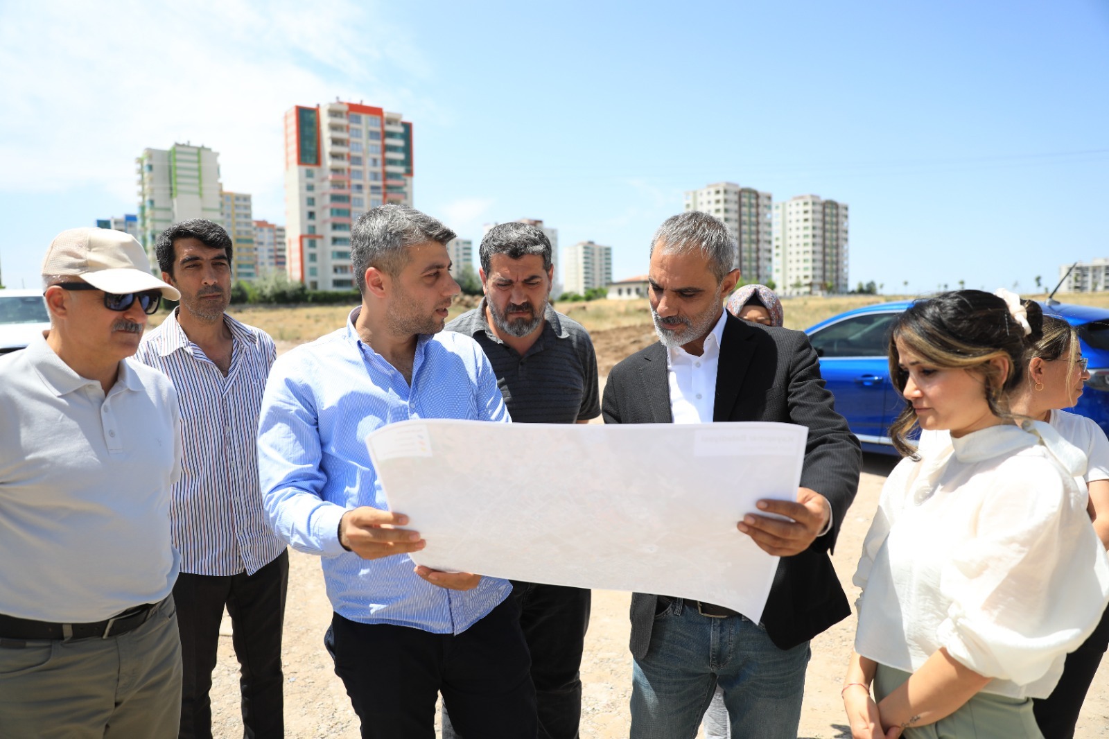 Eş Başkanı Dündar, yol çalışmalarını denetledi <