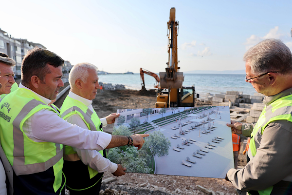 Bursa Büyükşehir Belediyesi'nden Mudanya'da çevre düzenlemesi