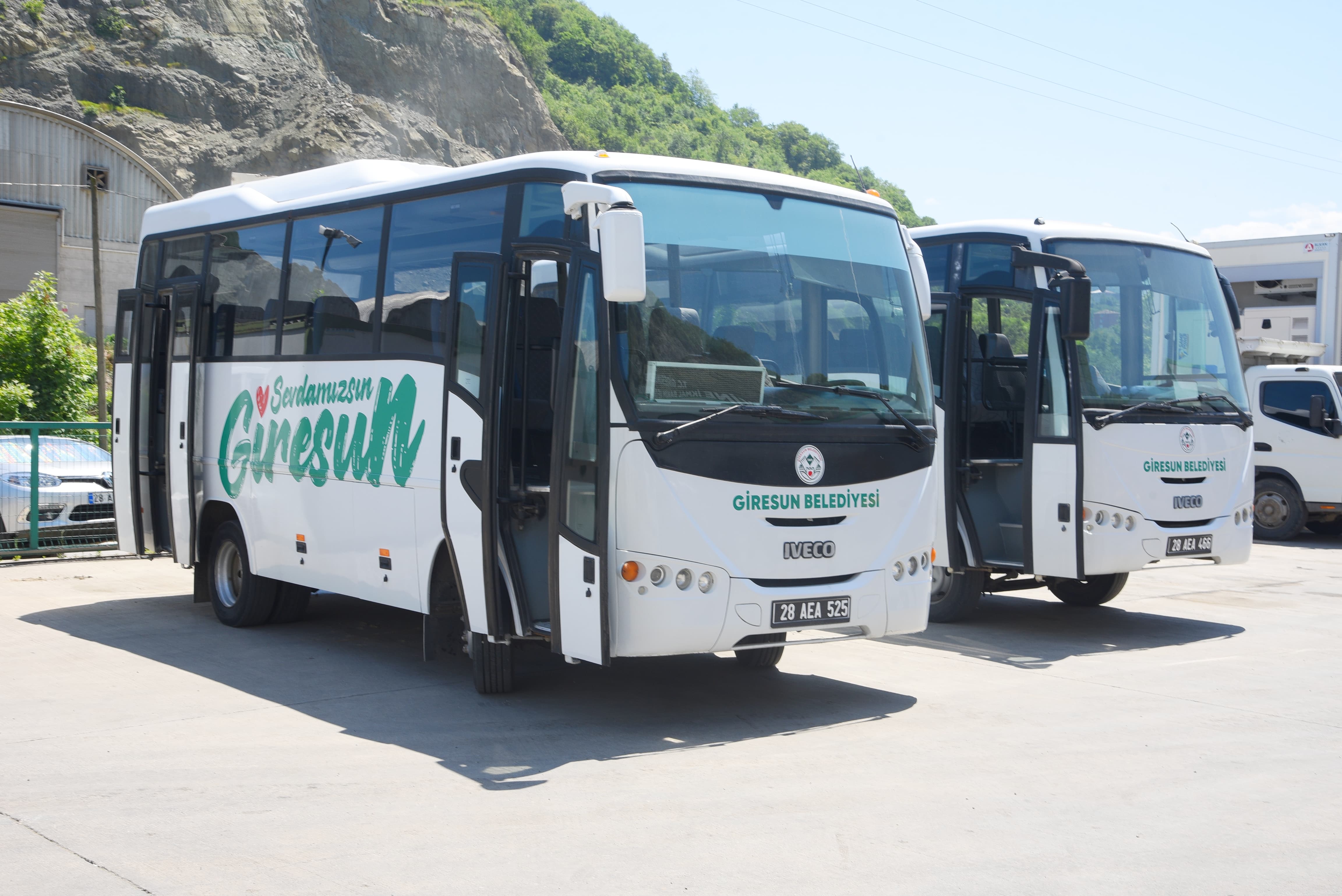 Giresun Belediyesi, araç filosuna iki otobüs kazandırdı<