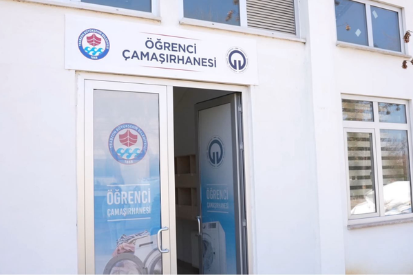 Trabzon’da öğrencilere ücretsiz çamaşırhane hizmeti<