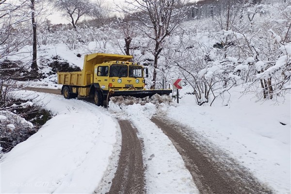 Ordu'da karla mücadele çalışmaları gerçekleştirildi