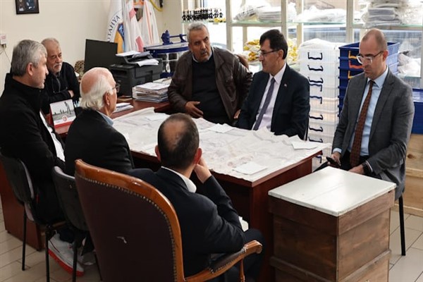 Kahveci, Kütahya İli Arı Yetiştiricileri Birliği Başkanı ve birlik üyelerini ziyaret etti<