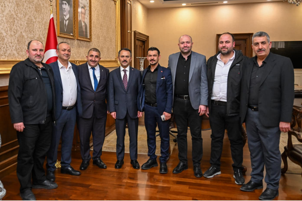 Esnaf ve Pazarcılar Odası'ndan Vali Aktaş'a ziyaret